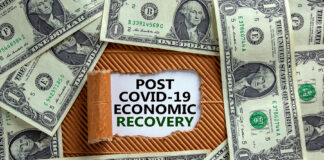 Post Covid-19 Recovery. The Words 'post Covid-19 Economic Recovery