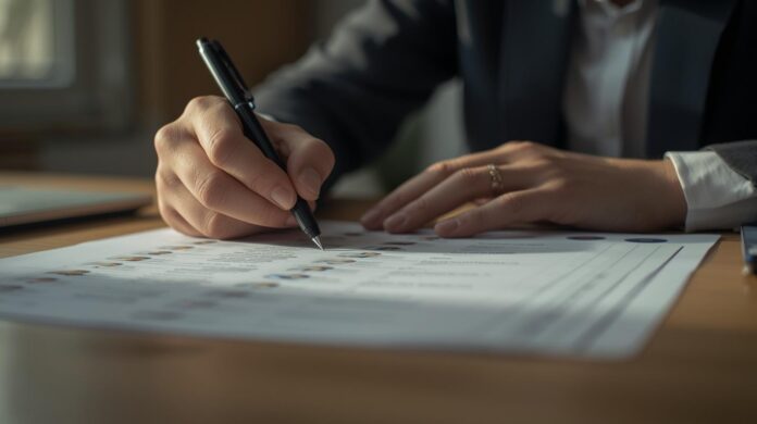 recruiter reviewing applicants