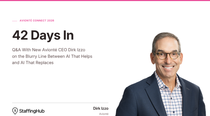 42 Days In: Q&A With New Avionté CEO Dirk Izzo on the Blurry Line Between AI That Helps and AI That Replaces