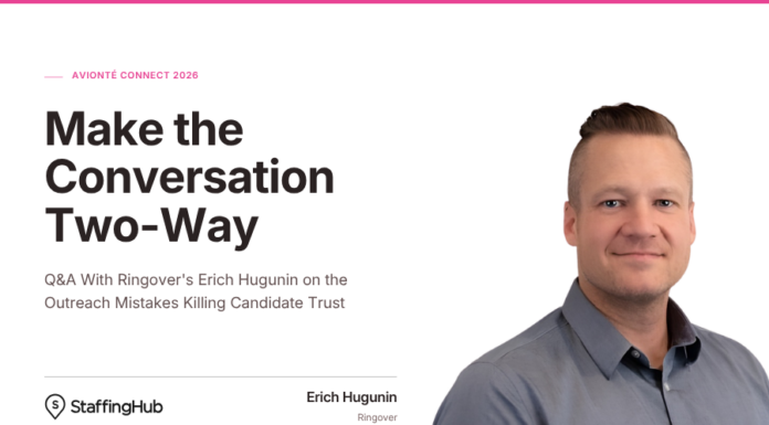 Make the Conversation Two-Way: Q&A With Ringover’s Erich Hugunin on the Outreach Mistakes Killing Candidate Trust